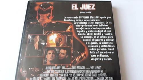 El Juez(judge Dredd)pelicula Dvd Original Sylvester Stallone (Usado)