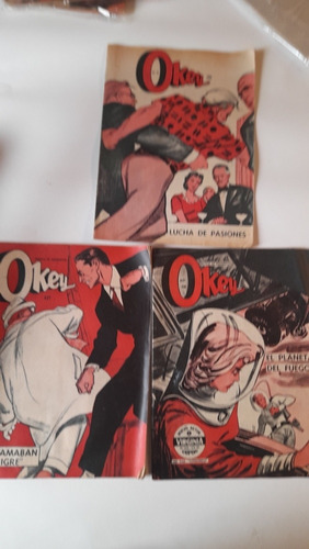 3 Revista Okey 1961 N° 596-621-641-(aa891