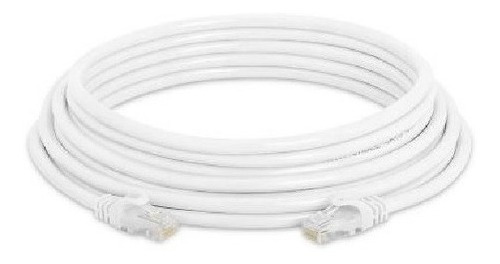 Puntotecno - Cable De Red 20 Mts Blanco Categoria 5e