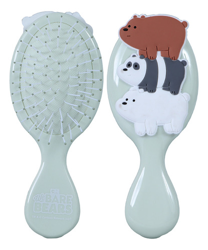 Miniso Cepillo Para Cabello We Bare Bears Sintético 14.5 Cm