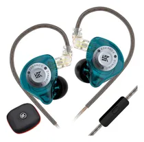 Comprar Audifonos Kz Edx Pro X Iem Microfono Estuche Cian Monitoreo