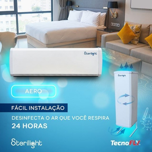 Lâmpada Germicida Desinfecta Virus Bactéria Sterilight Aero