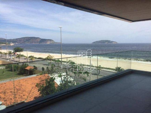 Cobertura Com 4 Dormitórios À Venda, 300 M² Por R$ 2.900.000,00 - Piratininga - Niterói/rj - Co0418
