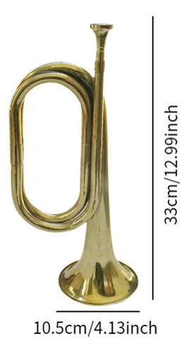 Mini Instrumento De Viento De Bronce Con Trompeta De