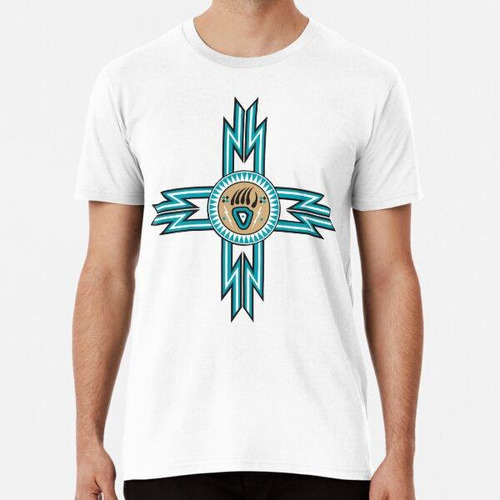 Remera Turquesa Bear Paw Native American Camiseta Clásica Al
