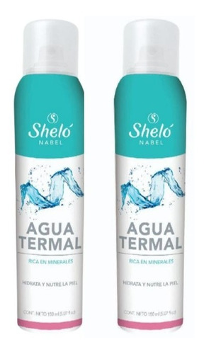 2 Pack Agua Termal Shelo