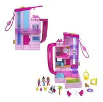 Comprar Casa De Muñecas Polly Con Muñecas Y Accesorios