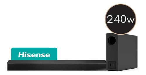 Barra De Sonido Hisense Hs2100 2.1 Ch 240w Dts:x