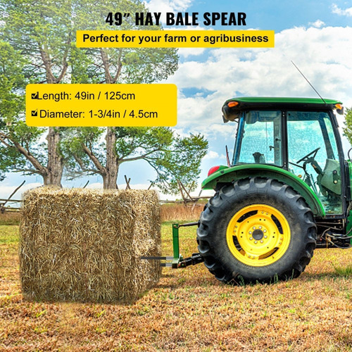Imagen 4 de 9 de Lanza Para Balas De Heno 49 4000 Lb