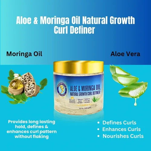 Aceite De Aloe Vera Y Moringa Curl Definer Nefertiti's Secre