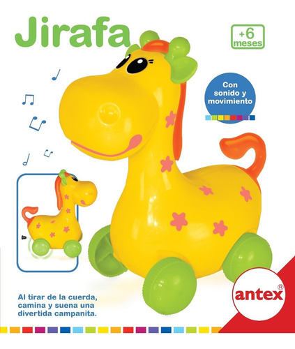 Jirafa Con Sonido Y Movimiento Original Antex