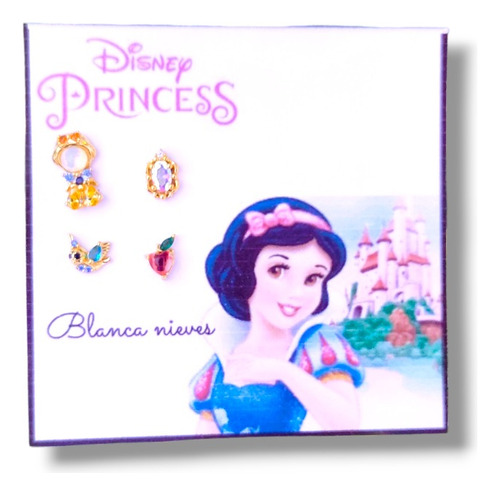 Conjunto De Aretes Princesas Disney