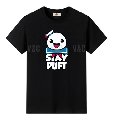 Remera Ghostbusters Stay Puft Nene Nena Infantil Algodón