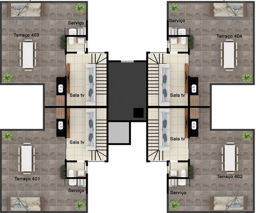 Imagem 7 de 14 de Apartamento Com Área Privativa À Venda, 2 Quartos, 2 Vagas, Santa Branca - Belo Horizonte/mg - 2672