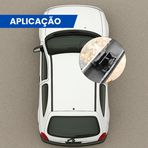 Kit 10 Grampos Presilha Friso Teto Celta 2010 2011 2012 2013