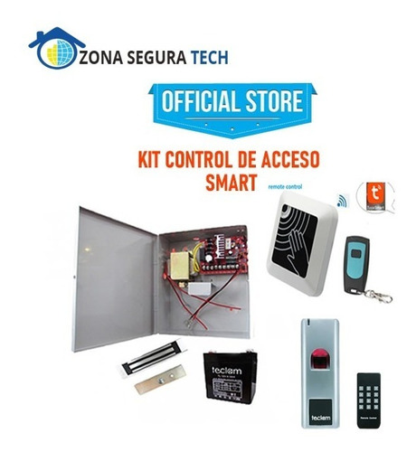Kit Completo Controladora De Acceso Smart Controlador Huella