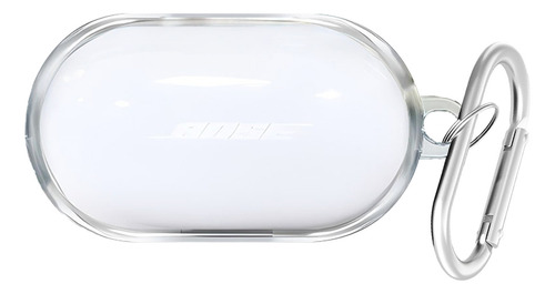 Usdilu Funda Case Para Bose Quietcomfort Earbuds 2024 Color Transparente Cover Uso Rudo Tpu Protector Carcasa Espesamiento