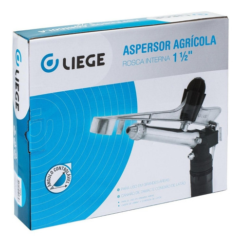 Imagem 5 de 5 de Aspersor Irrigador Tipo Canhão Agrícola 1.5'' Alcance 16 A 25 Metros Liege - 231126