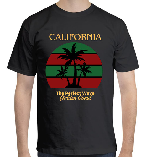 Playera Diseños Playas De California - Golden Coast - Playa