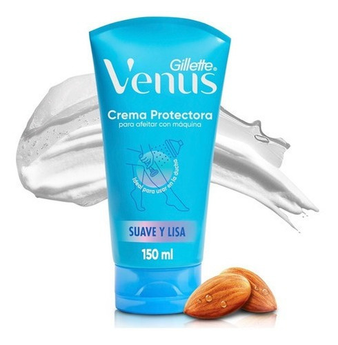 Venus Crema De Afeitar Mujer Con Aceite De Almendras 150ml