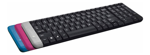 Teclado inalámbrico Logitech G K230 QWERTY español color negro