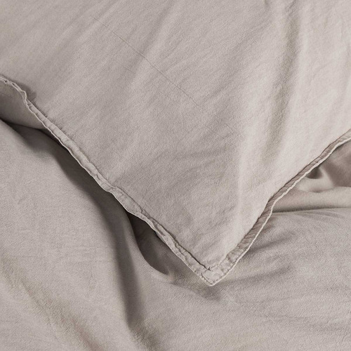 Funda Plumón Froens Algodón Orgánico Beige Súper King