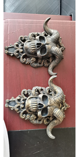 Adorno Decorativo Grande De Calavera De Cuerno De Carnero
