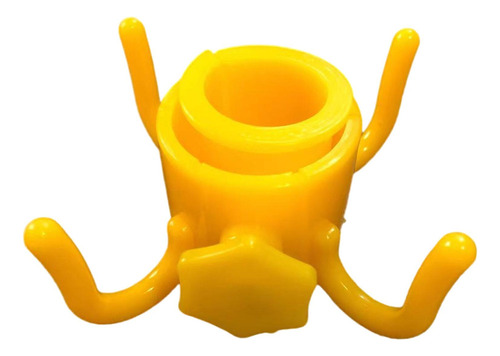 5 Colgador De Ganchos Para Sombrilla De Playa Amarillo