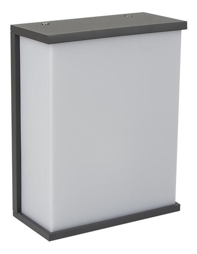 Lampara De Exterior Sobreponer Muro Decorativa 8.5 W Color Negro Tecnolite 20H1175MVS