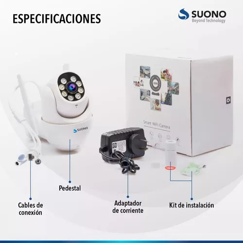 Camara Ip Seguridad Monitoreo Desde Celular 720p Hd Vigilancia Sensor De  Movimiento Color Blanco