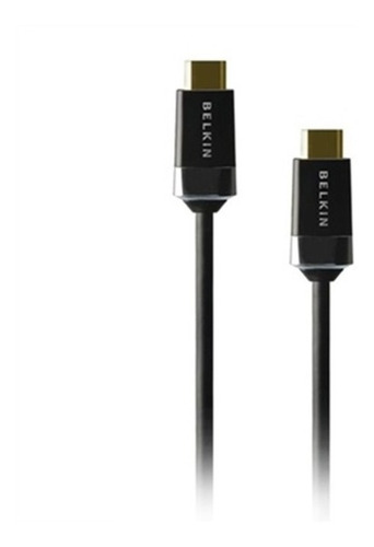 Imagen 2 de 5 de Cable Belkin Hdmi A Hdmi 4k 2 Metros Negro
