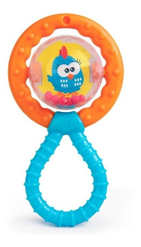 Imagem 2 de 2 de Chocalho & Mordedor Gira-gira Galinha Pintadinha Mini - Elka