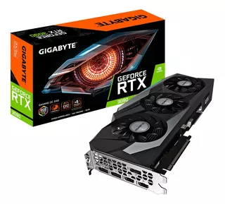 Placa de video Nvidia Gigabyte Gaming GeForce RTX 30 Series RTX 3090 GV-N3090GAMING OC-24GD OC Edition 24GB