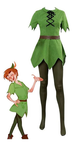 Disfraz #4pcs De Peter Pan For Hombre Y Mujer, Conjunto De