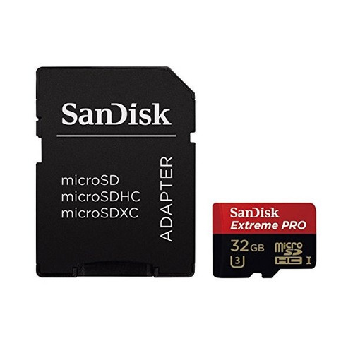 Sandisk Extreme Pro Uhs-i De 32 Gb / U3 Micro Sdhc Con 4k Ul