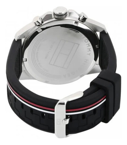 Deportivo Reloj Tommy Hilfiger 1791473 Unico Tiempo Exacto Negro Plateado Negro (Reacondicionado)
