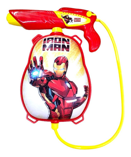 Mochila De Agua Con Pistola De Iron Man Jeg 8552 El Gato