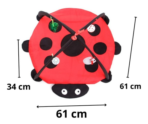 Imagem 2 de 4 de Toca Tenda Brinquedo Para Gatos - Brinquedo Interativo Gatos