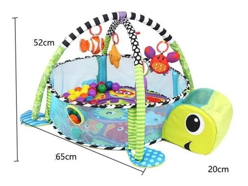 Imagen 3 de 4 de Gimnasio Bebé Tortuga, Piscina De Pelotas. Envió Gratis.
