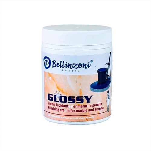 Creme Lucidante Glossy 1kg Bellinzoni Polimento Profissional