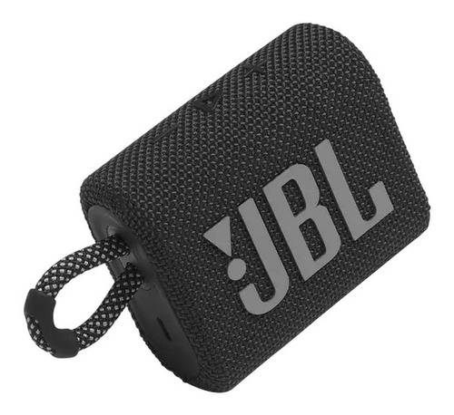 Parlante JBL Go 3 portátil con bluetooth waterproof negra 110V/220V 
