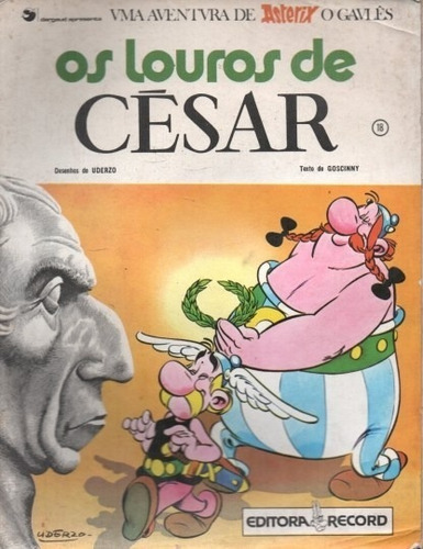 Livro Os Louros De César Uderzo E Goscinny