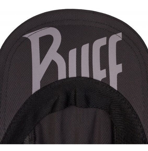 Gorra Buff Con Reflejante Pro Run Cap Solid Black Running