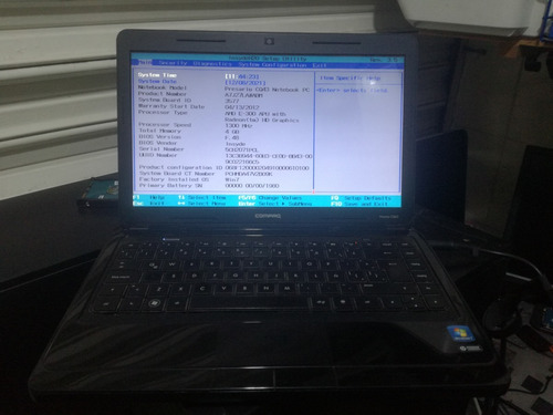 Laptop Cq43-418la  Funcional Sin Disco Duro 
