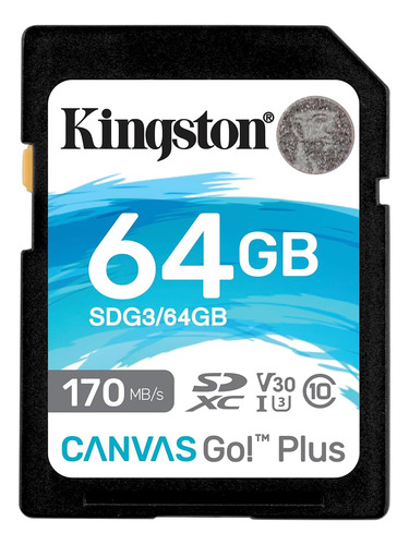 Memoria Flash Kingston Canvas Go! Plus, 64gb Sdxc Uhs-i