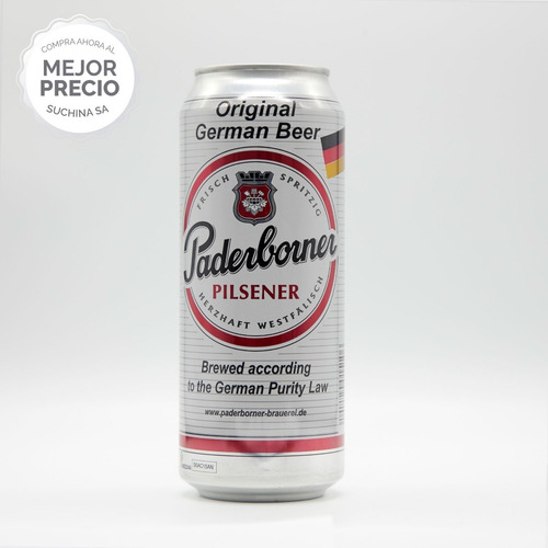 Cerveza Paderborner Pilsener 500ml Pack X24 Suchina Sa