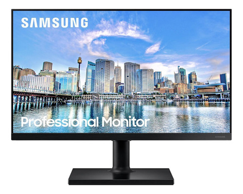 Monitor Samsung Full Hd 24  Com Ajuste De Altura E Rotação