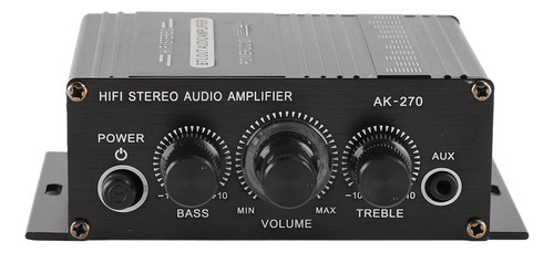 Amplificador Estéreo Portátil De 12 V Con Calidad De Sonido