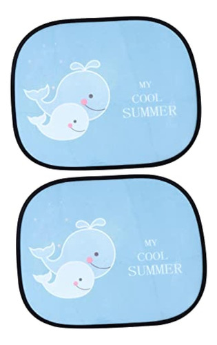 Cartoon Car Window Shades Side Window Sunshade 4 Pcs Car