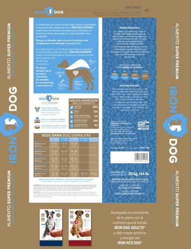 Imagen 5 de 6 de Alimento Para Perros Iron Dog Cachorros 2 Paquetes 3kg C/u